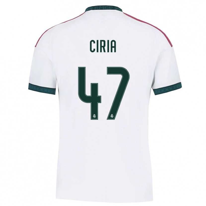 Danxen Homem Camisola Alexis Ciria #47 Verde Escuro Branco Vermelho Principal 2026/27 Camisa
