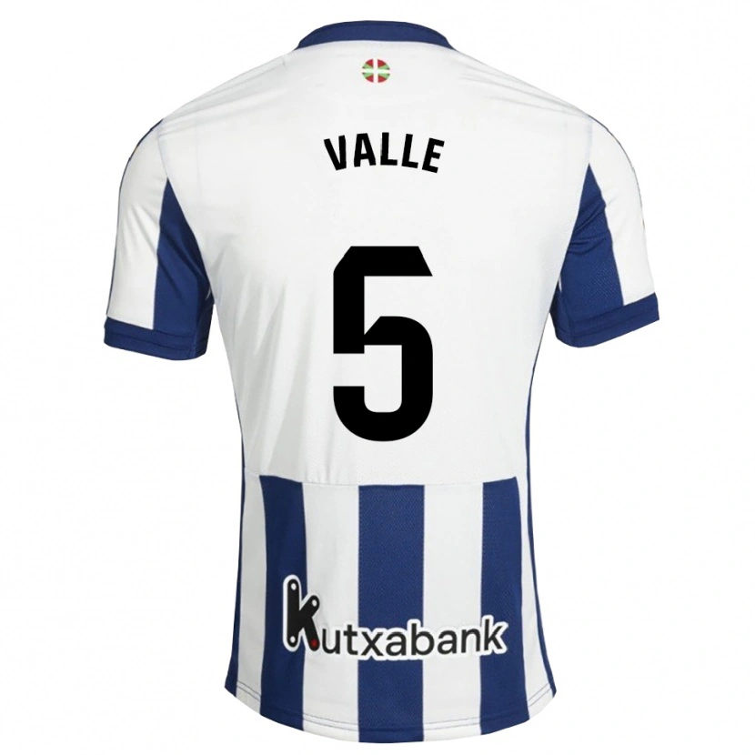 Danxen Homem Camisola Maria Valle #5 Azul Marinho Branco Dourado Principal 2026/27 Camisa