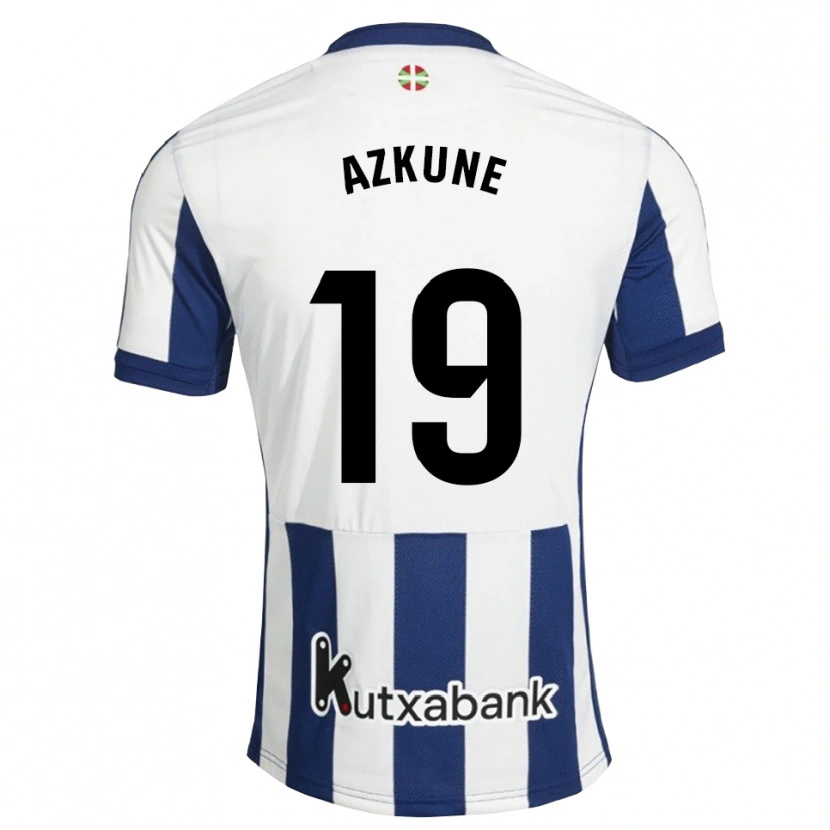 Danxen Homem Camisola Ekain Azkune #19 Azul Marinho Branco Dourado Principal 2026/27 Camisa
