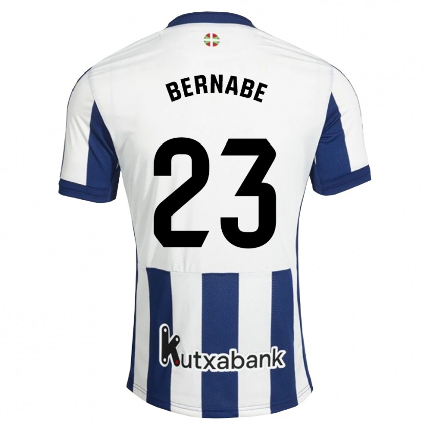 Danxen Homem Camisola Alejandra Bernabé De Santiago #23 Azul Marinho Branco Dourado Principal 2026/27 Camisa