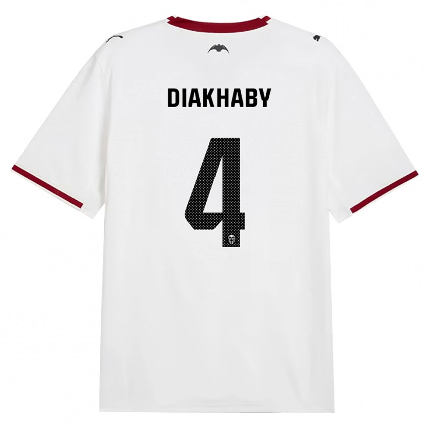 Danxen Homem Camisola Mouctar Diakhaby #4 Preto Branco Vermelho Amarelo Principal 2026/27 Camisa