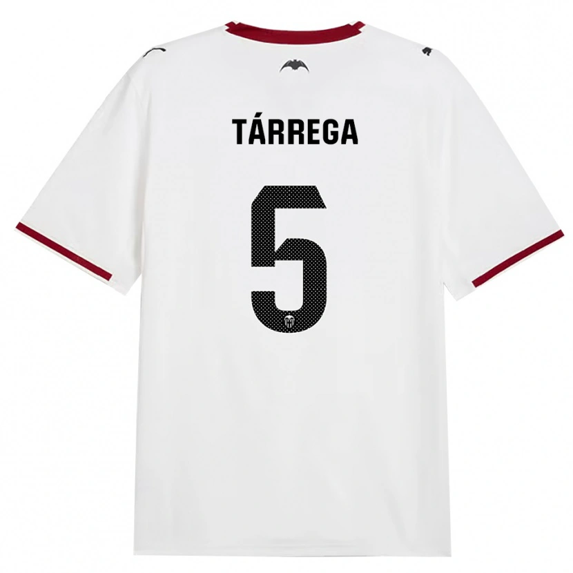 Danxen Homem Camisola César Tárrega #5 Preto Branco Vermelho Amarelo Principal 2026/27 Camisa