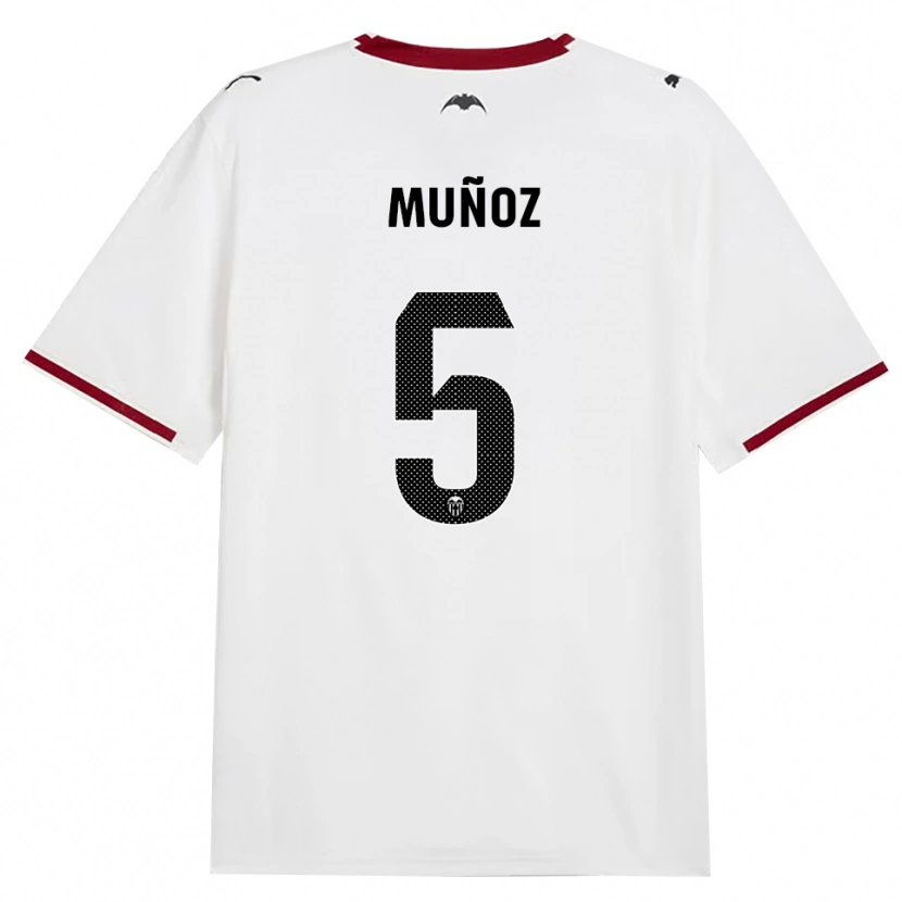 Danxen Homem Camisola Iván Muñoz #5 Preto Branco Vermelho Amarelo Principal 2026/27 Camisa