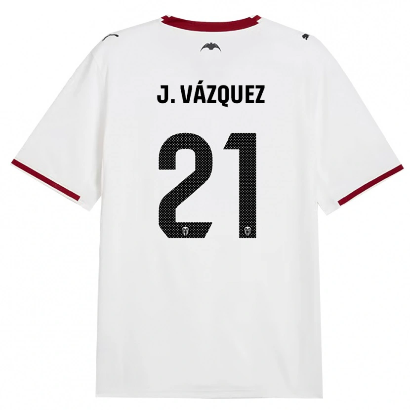 Danxen Homem Camisola Jesús Vázquez #21 Preto Branco Vermelho Amarelo Principal 2026/27 Camisa