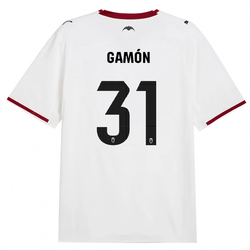 Danxen Homem Camisola Rodrigo Gamón #31 Preto Branco Vermelho Amarelo Principal 2026/27 Camisa