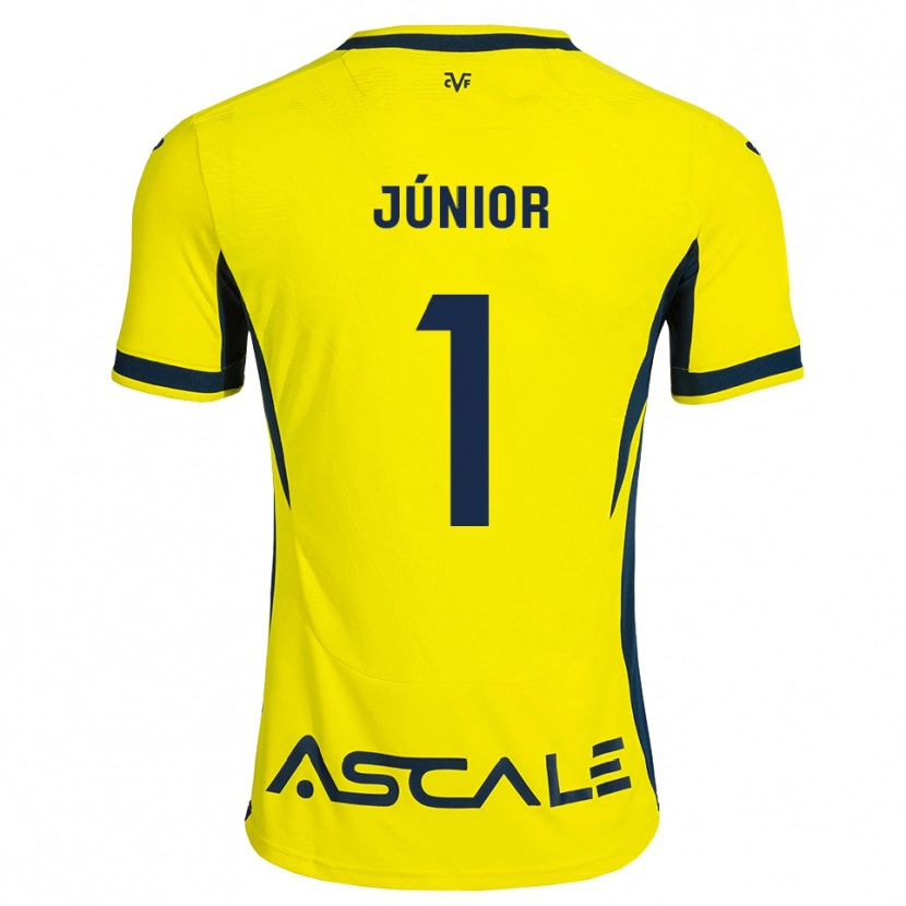 Danxen Homem Camisola Luiz Júnior #1 Amarelo Preto Vermelho Principal 2026/27 Camisa