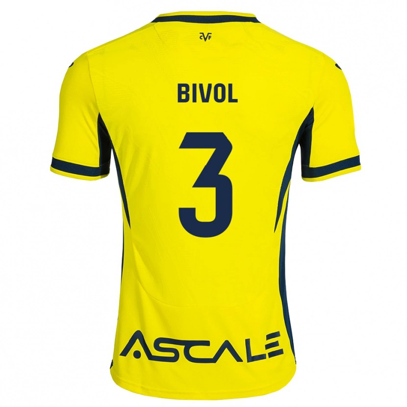 Danxen Homem Camisola Victor Bivol #3 Amarelo Preto Vermelho Principal 2026/27 Camisa