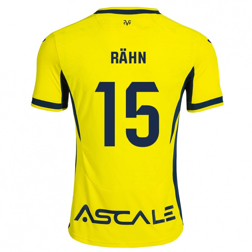 Danxen Homem Camisola Ronan Rähn #15 Amarelo Preto Vermelho Principal 2026/27 Camisa
