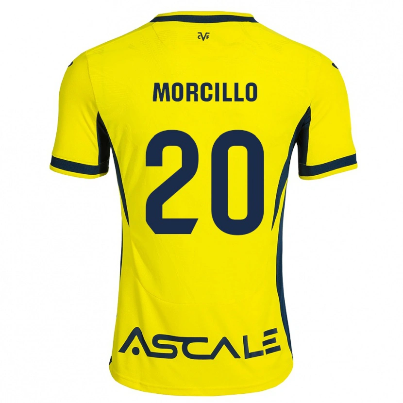 Danxen Homem Camisola Raquel Morcillo #20 Amarelo Preto Vermelho Principal 2026/27 Camisa