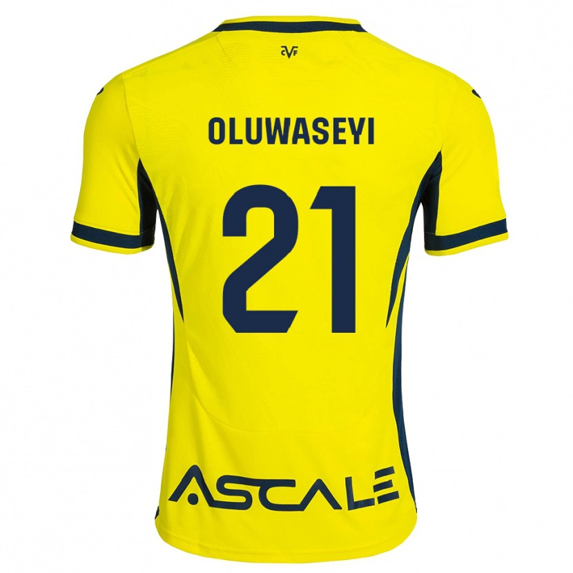 Danxen Homem Camisola Tani Oluwaseyi #21 Amarelo Preto Vermelho Principal 2026/27 Camisa