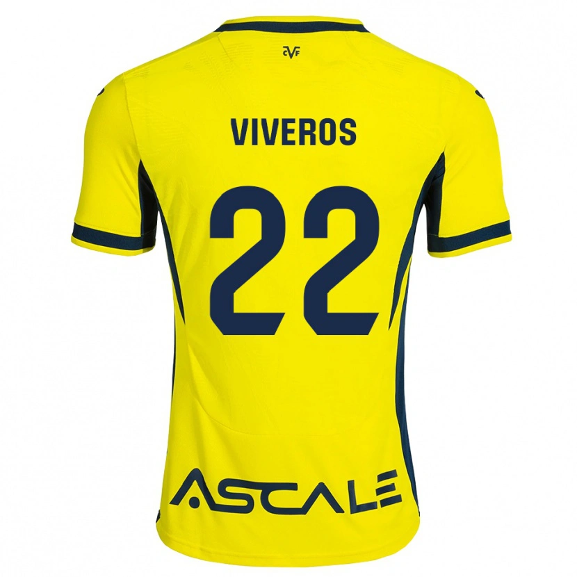 Danxen Homem Camisola Facundo Viveros #22 Amarelo Preto Vermelho Principal 2026/27 Camisa