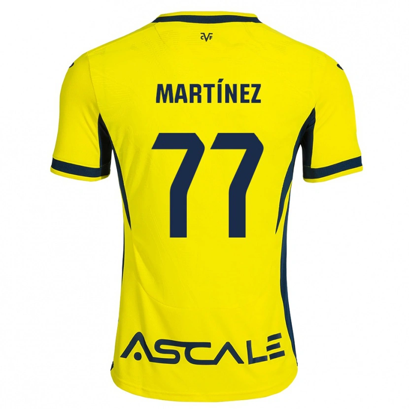 Danxen Homem Camisola Enric Martínez #77 Amarelo Preto Vermelho Principal 2026/27 Camisa