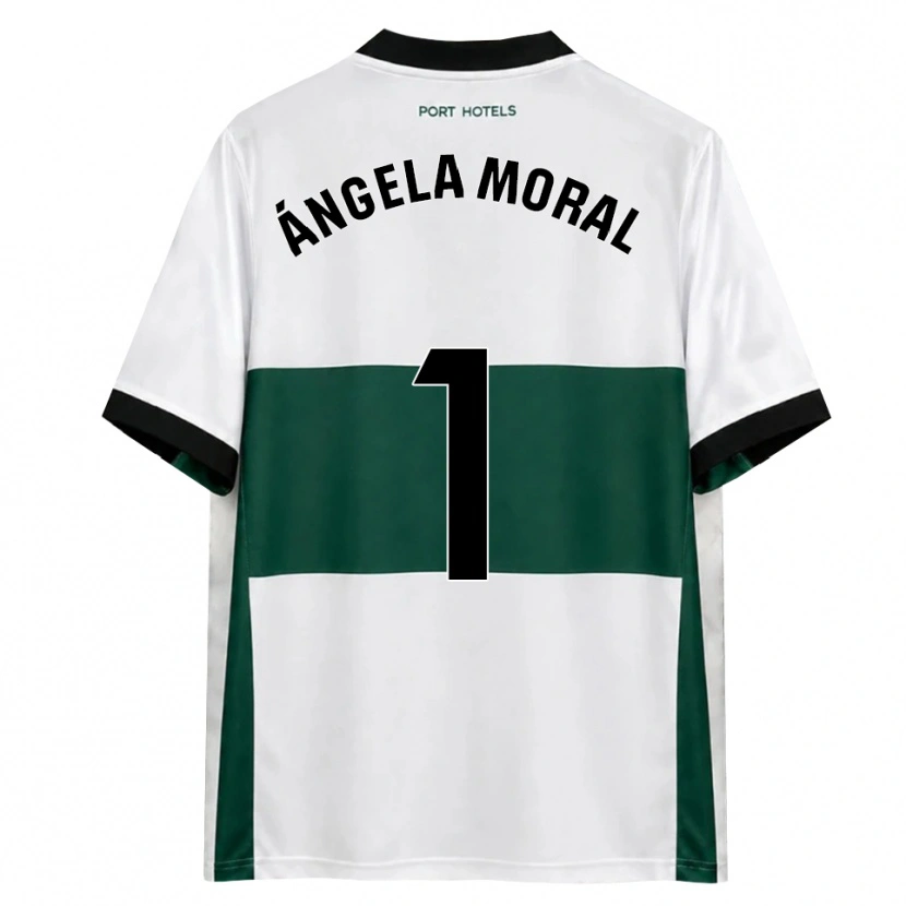 Danxen Homem Camisola Ángela Moral Ferrer #1 Verde Branco Vermelho Principal 2026/27 Camisa