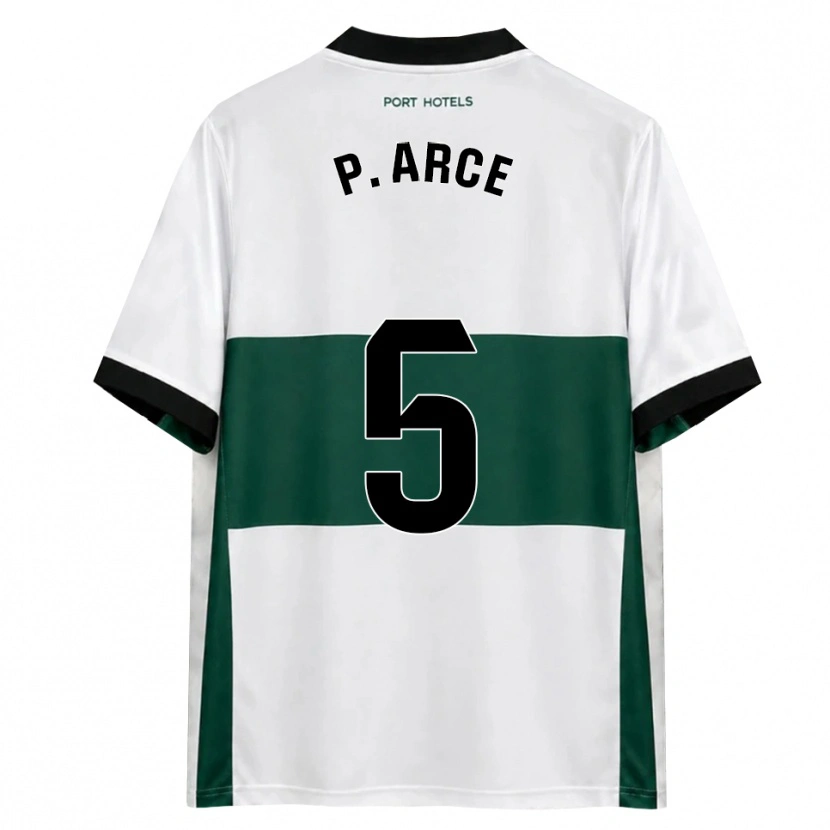 Danxen Homem Camisola Paula Arce Moreno #5 Verde Branco Vermelho Principal 2026/27 Camisa