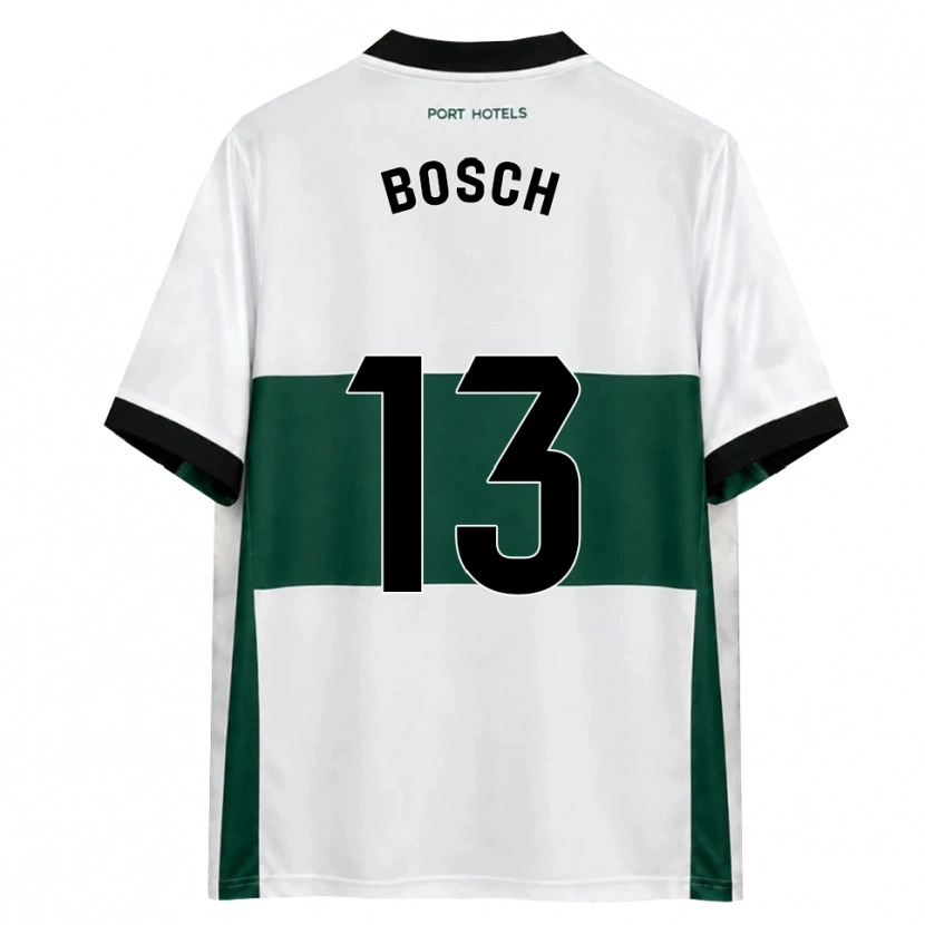Danxen Homem Camisola Owen Bosch #13 Verde Branco Vermelho Principal 2026/27 Camisa