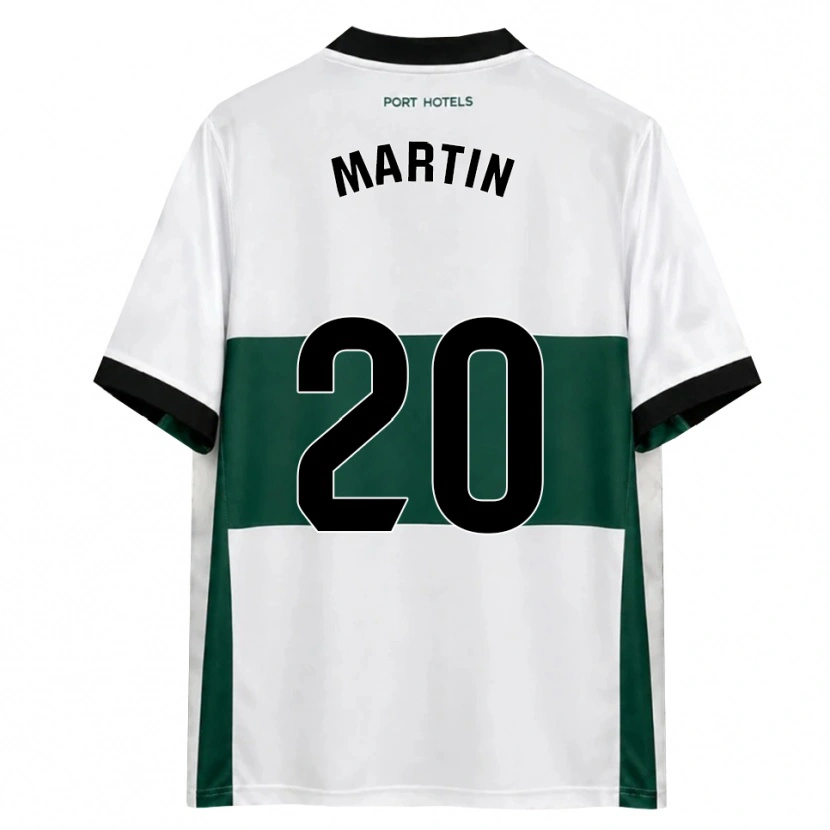 Danxen Homem Camisola Carlos Martin #20 Verde Branco Vermelho Principal 2026/27 Camisa