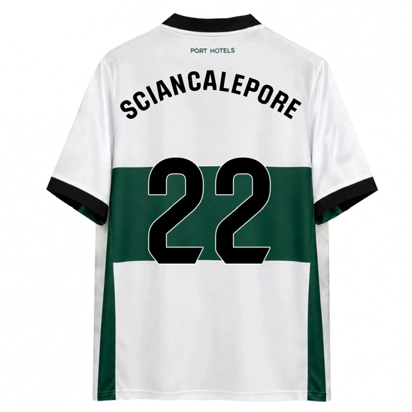Danxen Homem Camisola Mateo Sciancalepore #22 Verde Branco Vermelho Principal 2026/27 Camisa