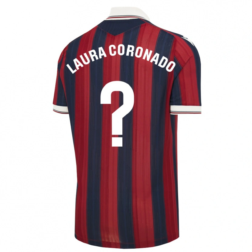 Danxen Homem Camisola Laura Coronado Vilchez #0 Azul Meia-Noite Vermelho Principal 2026/27 Camisa