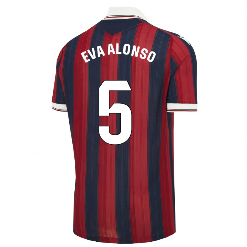 Danxen Homem Camisola Eva Alonso #5 Azul Meia-Noite Vermelho Principal 2026/27 Camisa
