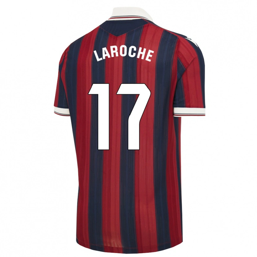 Danxen Homem Camisola Xavier Laroche #17 Azul Meia-Noite Vermelho Principal 2026/27 Camisa
