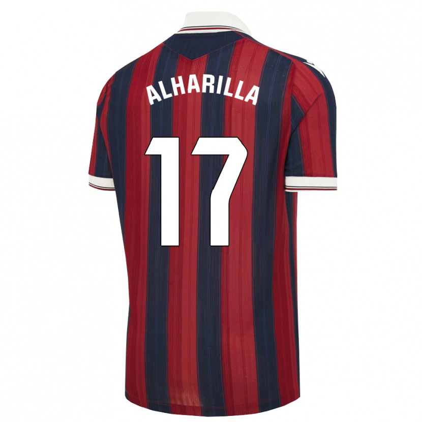 Danxen Homem Camisola María Alharilla #17 Azul Meia-Noite Vermelho Principal 2026/27 Camisa