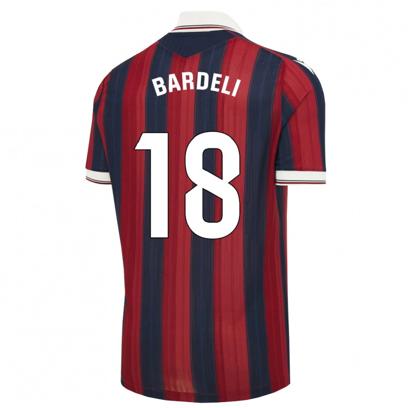 Danxen Homem Camisola Enzo Bardeli #18 Azul Meia-Noite Vermelho Principal 2026/27 Camisa