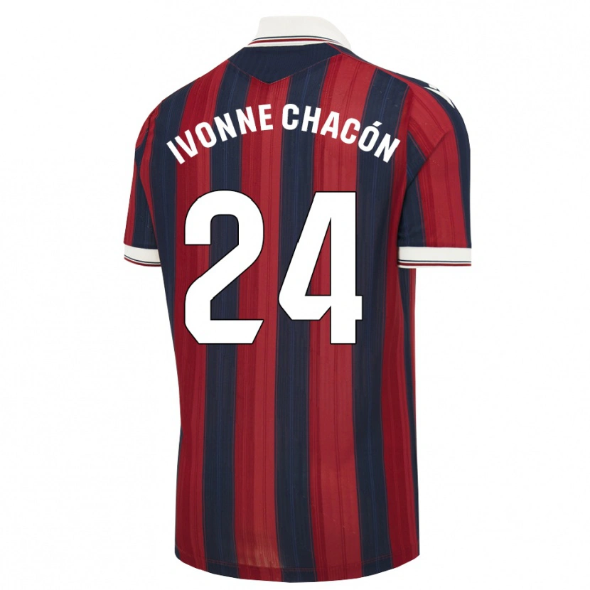 Danxen Homem Camisola Ivonne Chacón #24 Azul Meia-Noite Vermelho Principal 2026/27 Camisa