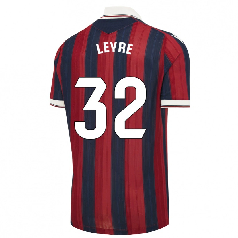 Danxen Homem Camisola Leyre Secades #32 Azul Meia-Noite Vermelho Principal 2026/27 Camisa