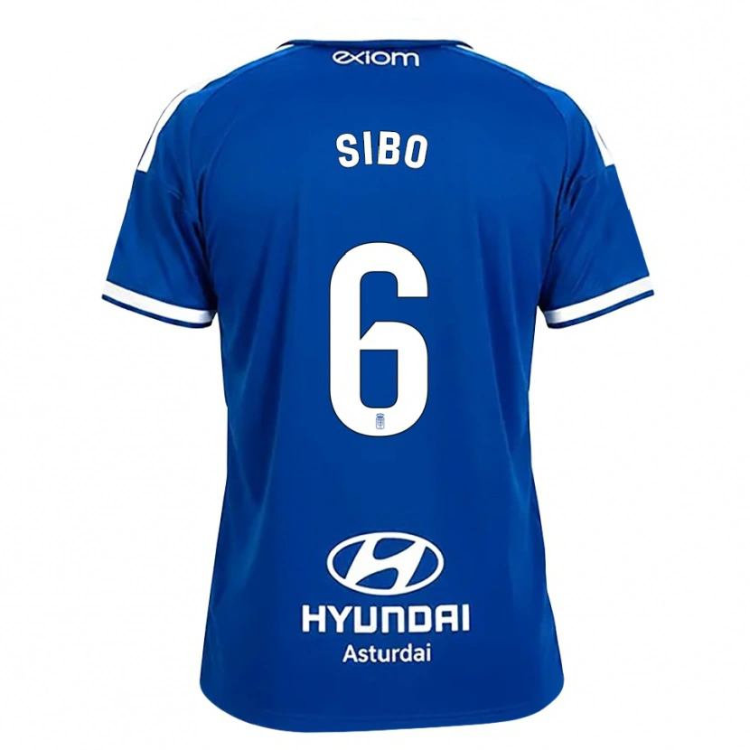 Danxen Homem Camisola Kwasi Sibo #6 Azul Médio Branco Principal 2026/27 Camisa