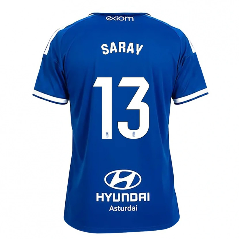 Danxen Homem Camisola Saray Vázquez Alonso #13 Azul Médio Branco Principal 2026/27 Camisa