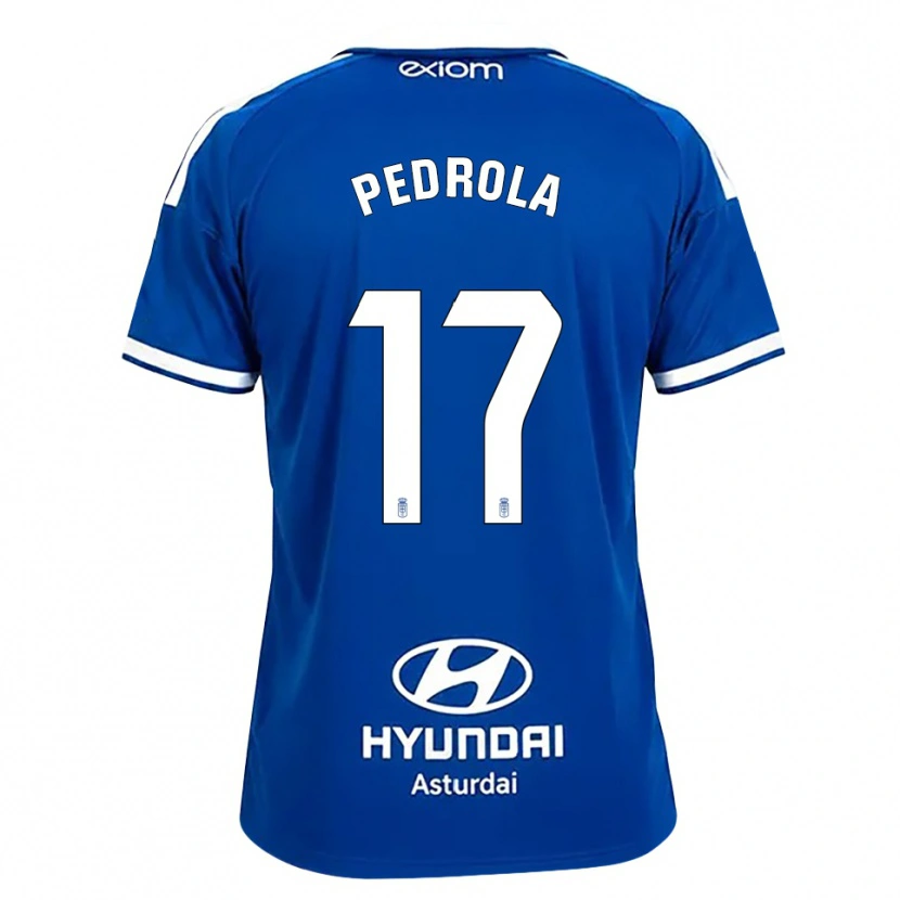Danxen Homem Camisola Estanis Pedrola #17 Azul Médio Branco Principal 2026/27 Camisa