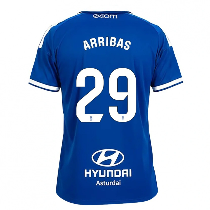 Danxen Homem Camisola Arturo Arribas #29 Azul Médio Branco Principal 2026/27 Camisa