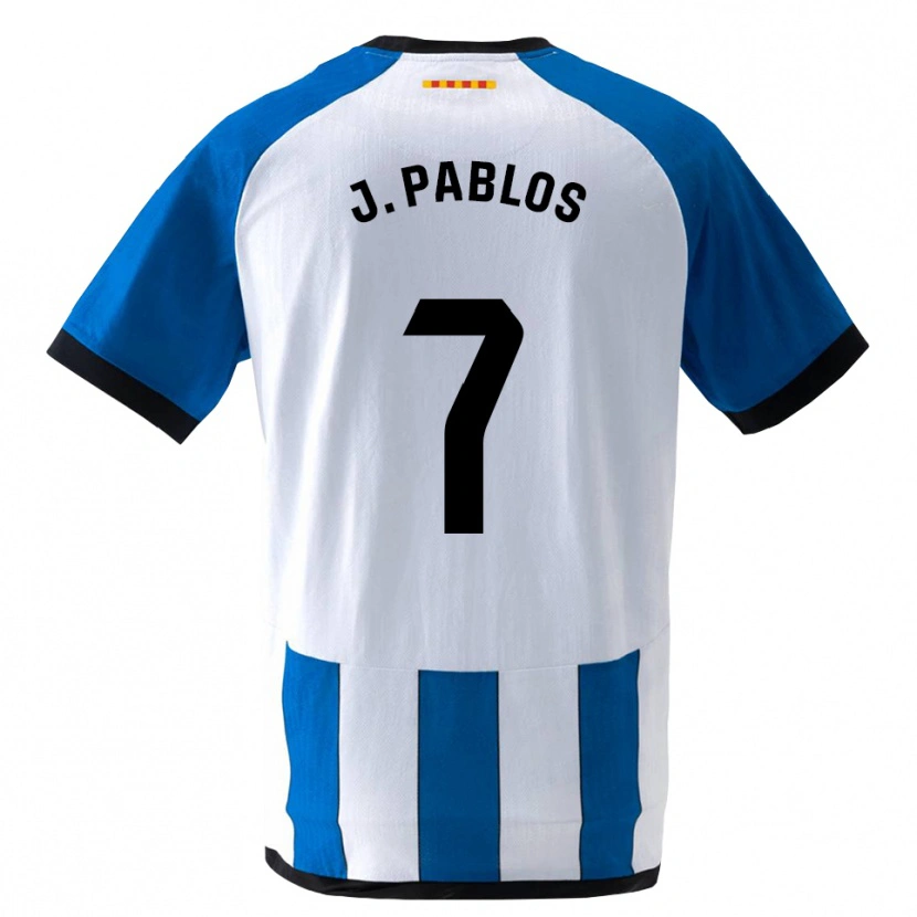 Danxen Homem Camisola Judith Pablos Garrido #7 Azul Real Branco Principal 2026/27 Camisa