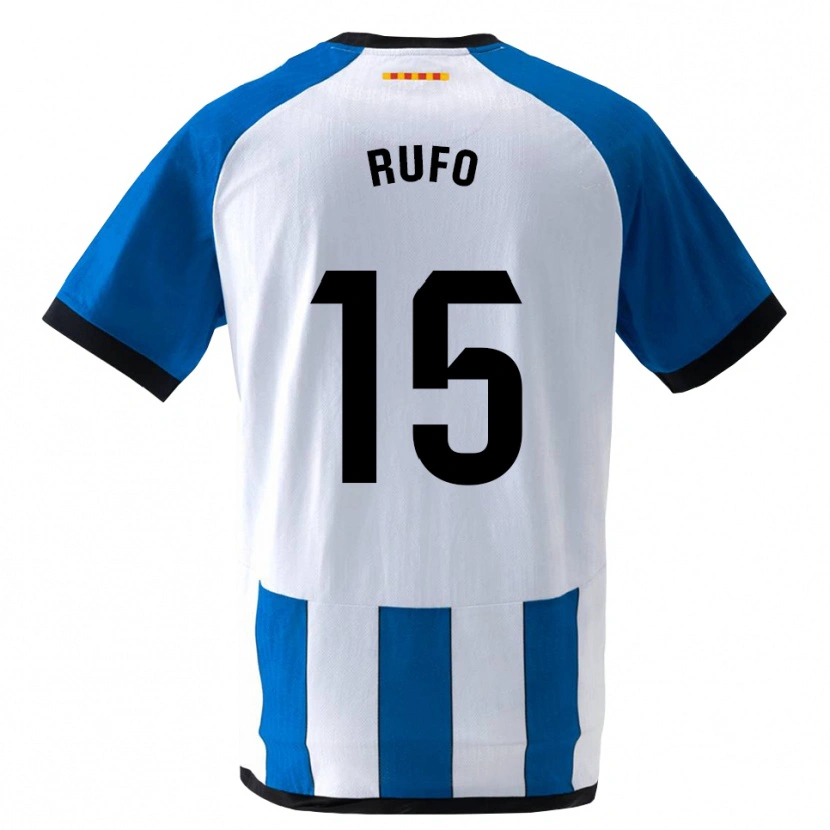 Danxen Homem Camisola Xavi Rufo #15 Azul Real Branco Principal 2026/27 Camisa