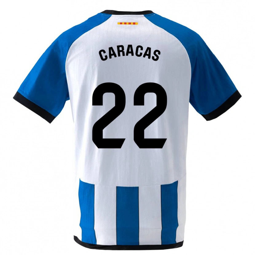 Danxen Homem Camisola Daniela Caracas González #22 Azul Real Branco Principal 2026/27 Camisa