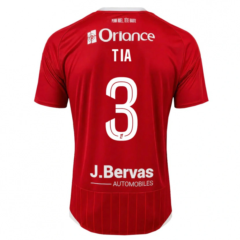 Danxen Homem Camisola Davy Tia #3 Branco Vermelho Principal 2026/27 Camisa