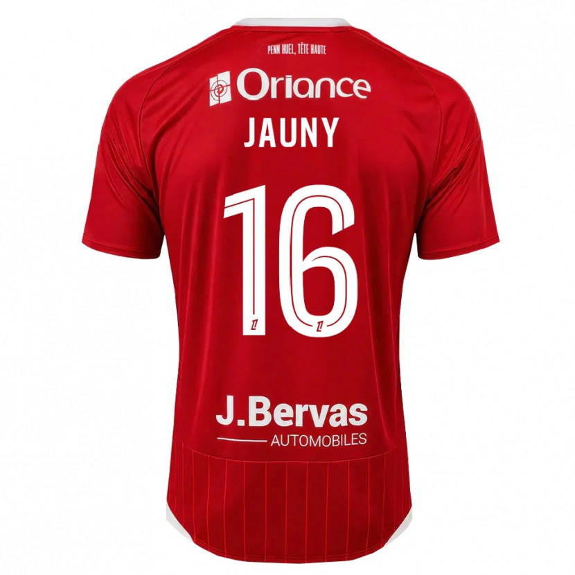 Danxen Homem Camisola Noah Jauny #16 Branco Vermelho Principal 2026/27 Camisa