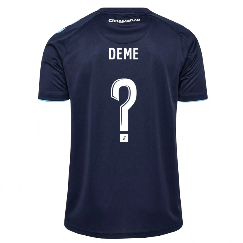 Danxen Homem Camisola Daouda Deme #0 Azul Centáurea Azul Meia-Noite Principal 2026/27 Camisa