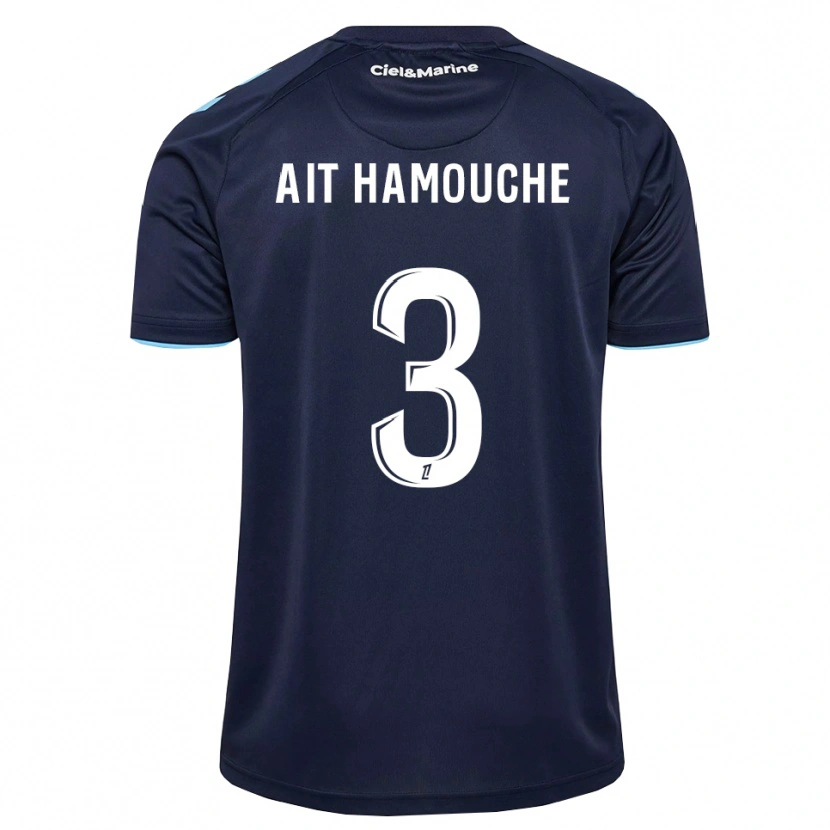 Danxen Homem Camisola Massyl Ait Hamouche #3 Azul Centáurea Azul Meia-Noite Principal 2026/27 Camisa