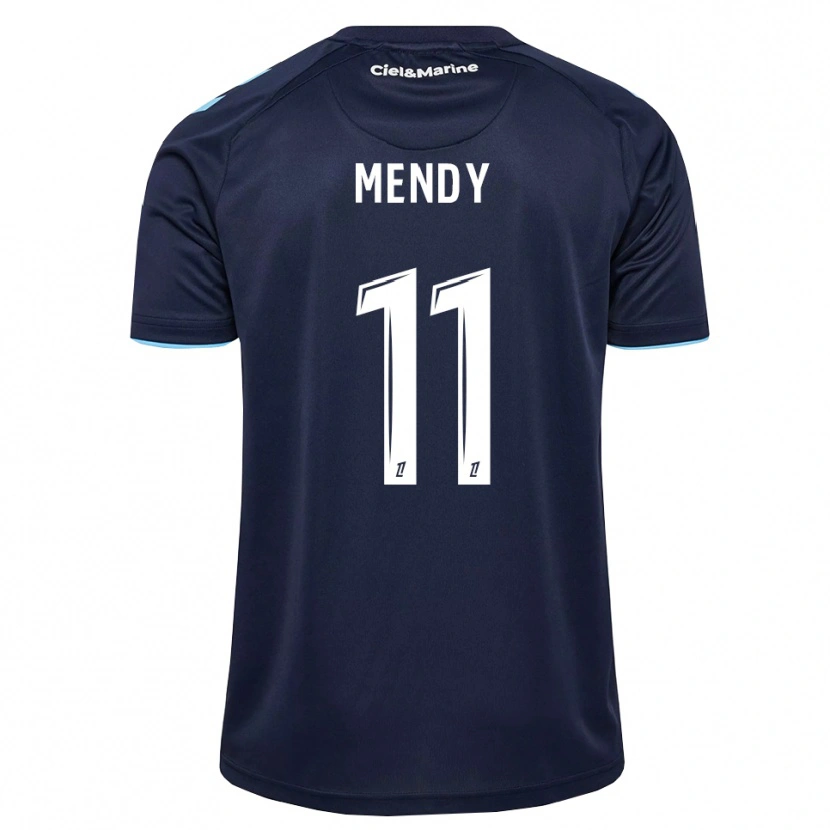 Danxen Homem Camisola Mélinda Mendy #11 Azul Centáurea Azul Meia-Noite Principal 2026/27 Camisa