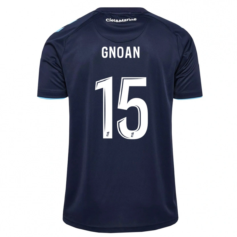 Danxen Homem Camisola Ebroni Gnoan #15 Azul Centáurea Azul Meia-Noite Principal 2026/27 Camisa