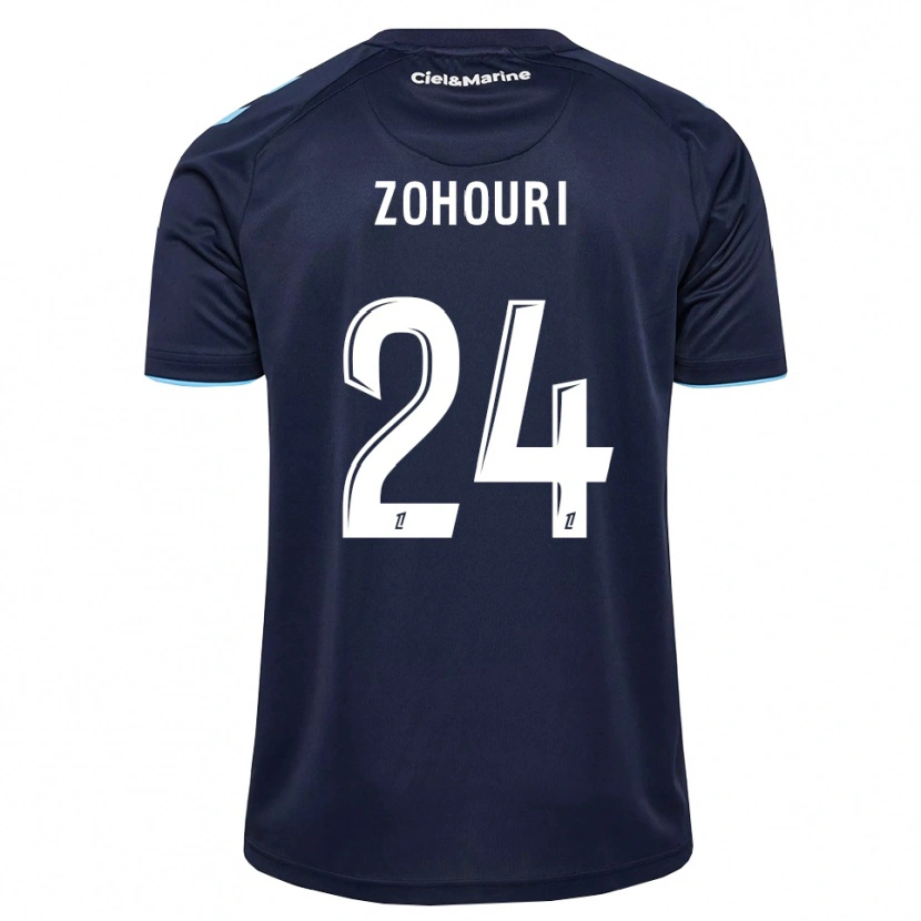 Danxen Homem Camisola Guy-Noël Zohouri #24 Azul Centáurea Azul Meia-Noite Principal 2026/27 Camisa