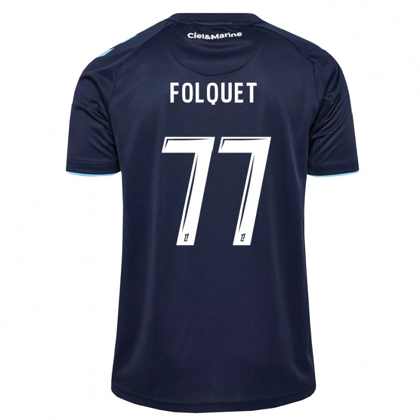Danxen Homem Camisola Magnaba Folquet #77 Azul Centáurea Azul Meia-Noite Principal 2026/27 Camisa