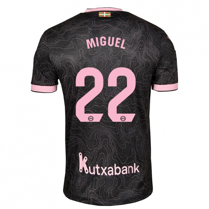 Danxen Homem Camisola Miguel Rodríguez #22 Preto Rosa Alternativa 2026/27 Camisa
