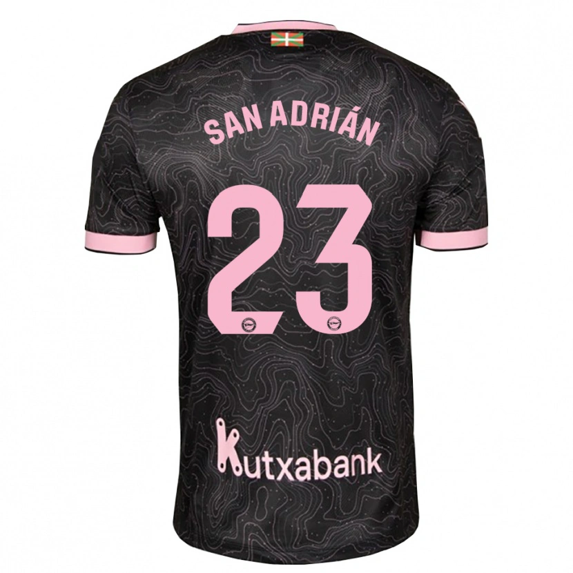 Danxen Homem Camisola Marta San Adrián #23 Preto Rosa Alternativa 2026/27 Camisa
