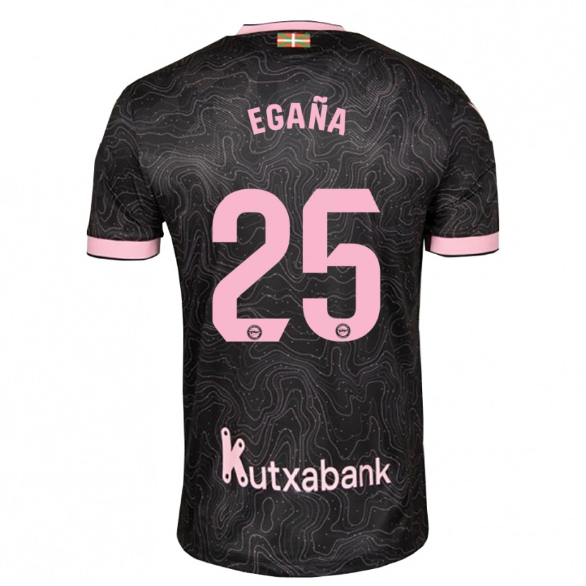 Danxen Homem Camisola Eider Egaña #25 Preto Rosa Alternativa 2026/27 Camisa