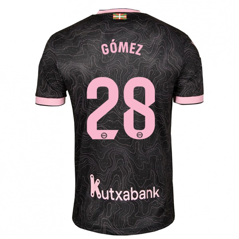 Danxen Homem Camisola Jorge Gómez #28 Preto Rosa Alternativa 2026/27 Camisa