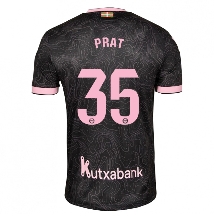Danxen Homem Camisola Jaric Prat #35 Preto Rosa Alternativa 2026/27 Camisa