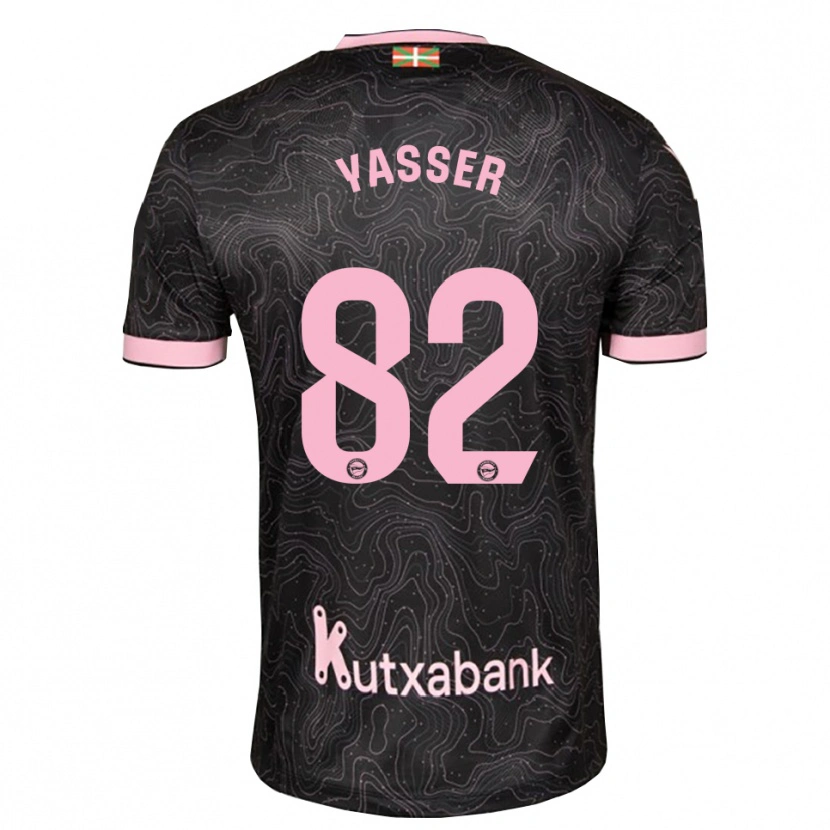 Danxen Homem Camisola Omar Yasser #82 Preto Rosa Alternativa 2026/27 Camisa