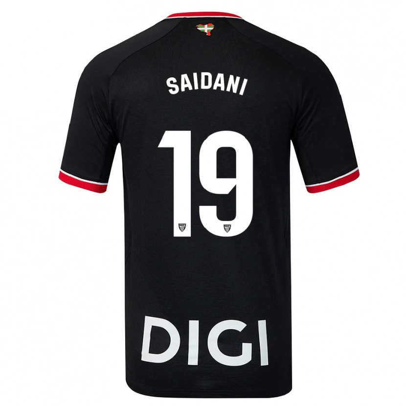 Danxen Homem Camisola Ismahel Saidani #19 Preto Branco Vermelho Alternativa 2026/27 Camisa